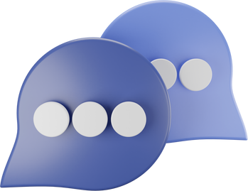 3d Communication chat bubble
